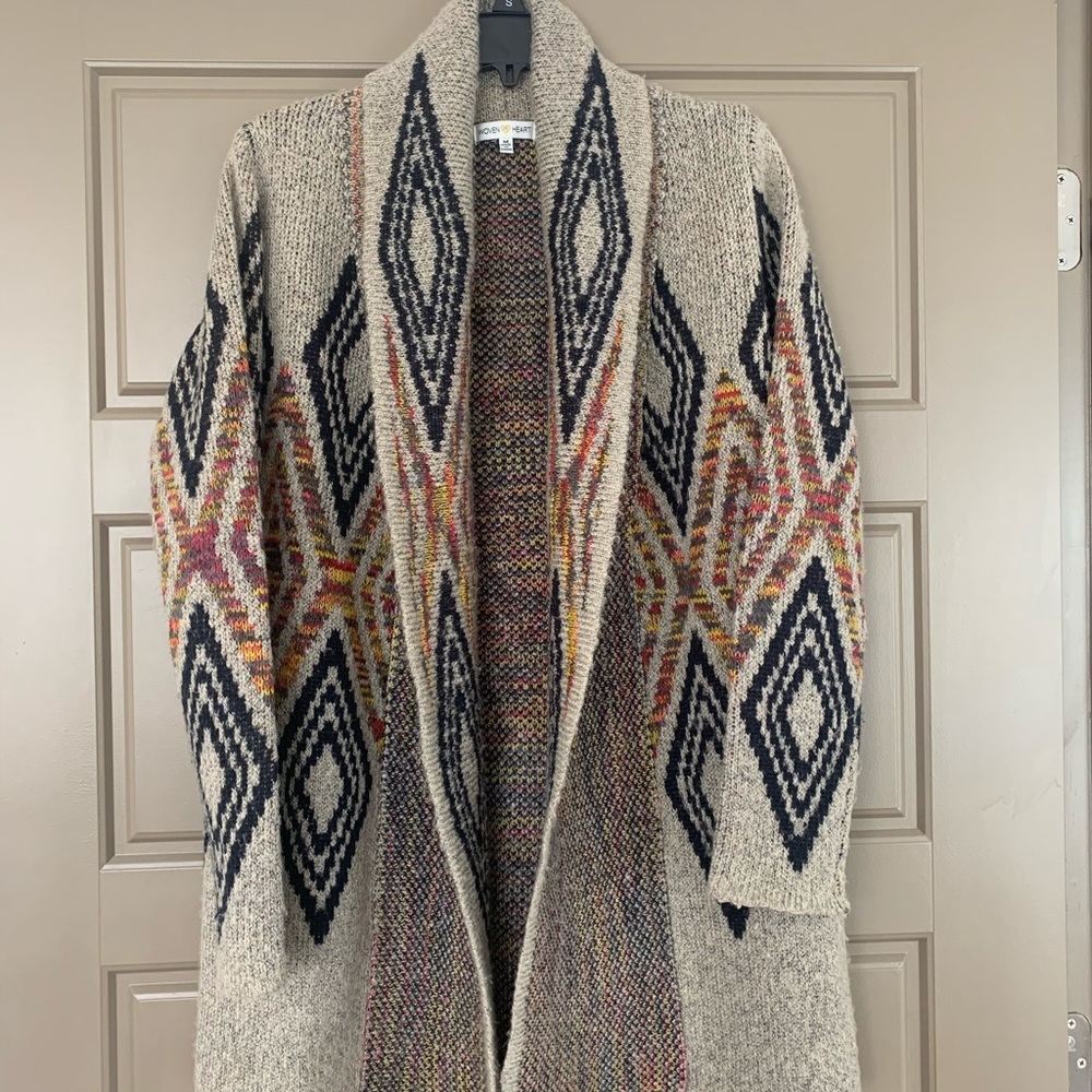 Women’s Multicoloe Sweater / Cardigan Size Medium